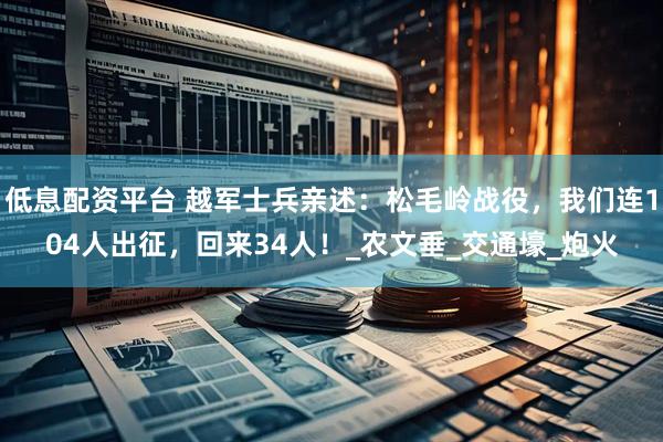 低息配资平台 越军士兵亲述：松毛岭战役，我们连104人出征，回来34人！_农文垂_交通壕_炮火